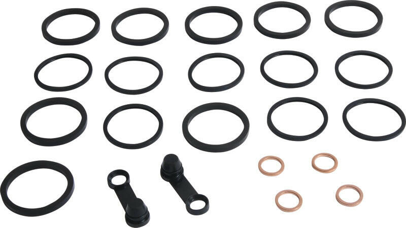 All Balls Racing 17-22 Kawasaki H2 Caliper Rebuild Kit Front Brake Caliper Rebuild Kits All Balls Racing
