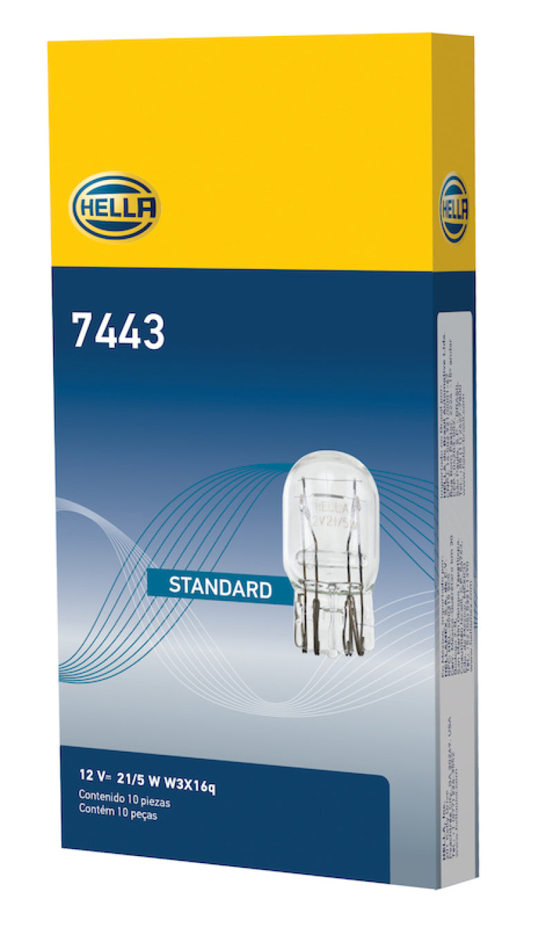 Hella Bulb 7443 12V 21/5W W3X16q T6.5 Bulbs Hella