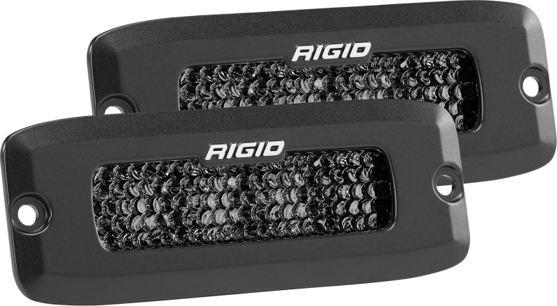 Rigid Industries SR-Q Series PRO Midnight Edition - Spot - Diffused - Pair Light Bars & Cubes Rigid Industries