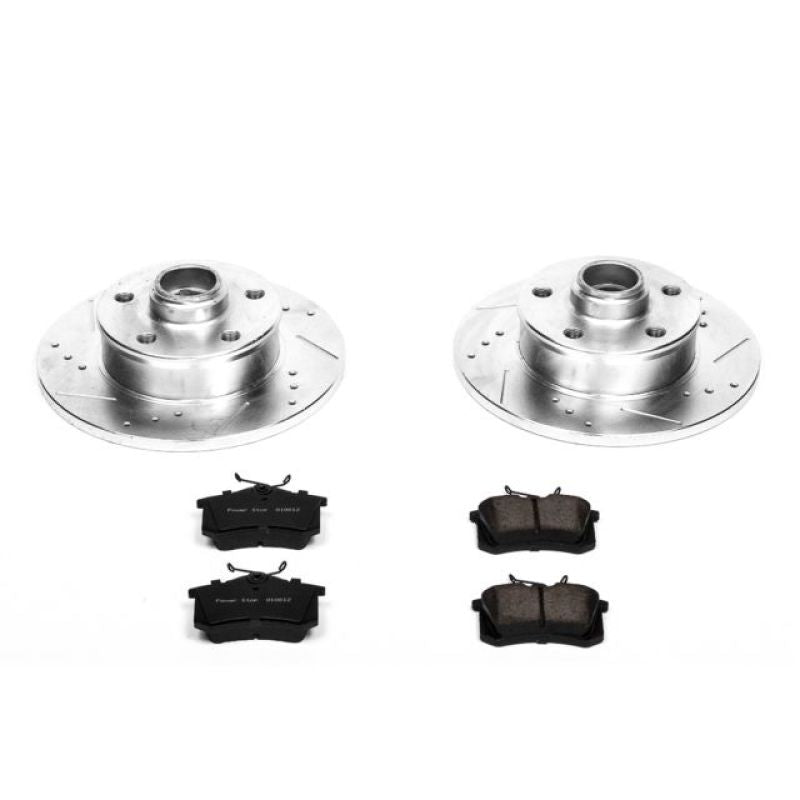 Power Stop 92-95 Volkswagen Corrado Rear Z23 Evolution Sport Brake Kit Brake Kits - Performance D&S PowerStop