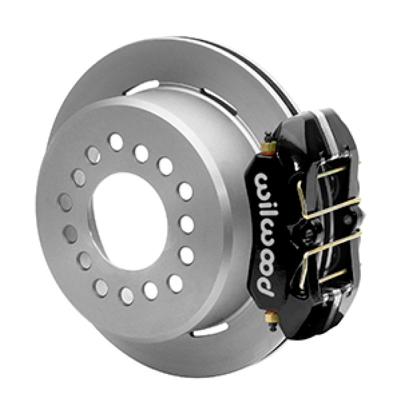 Wilwood Small Ford 11 in. Forged Dynapro Low-Profile Dust Seal Rear Parking Brake Kit Big Brake Kits Wilwood