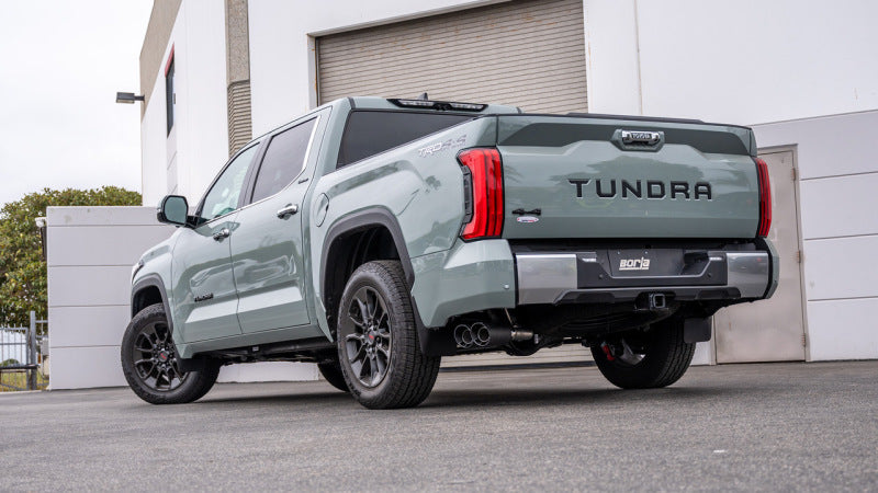 Borla 22-24 Toyota Tundra 3.4L V6 (Inc. Hyb.) Ext. Cab/STD Bed/145.7in WB ATAK Cat-Back - Carbon Catback Borla