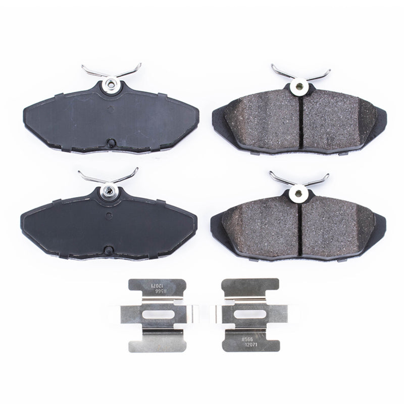 Power Stop 01-02 Dodge Viper Rear Z17 Evolution Ceramic Brake Pads w/Hardware Brake Pads - OE PowerStop