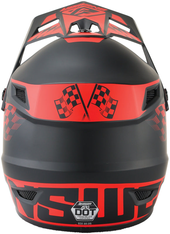 Answer AR1 Sweep Helmet Black/Red - XL Helmets and Accessories Answer