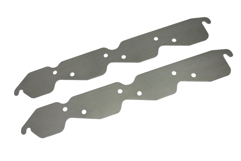 Moroso Chevrolet Big Block Mark IV (w/Conv. Heads) Exhaust Block-Off Storage Plate - Aluminum - Pair Block Off Plates Moroso