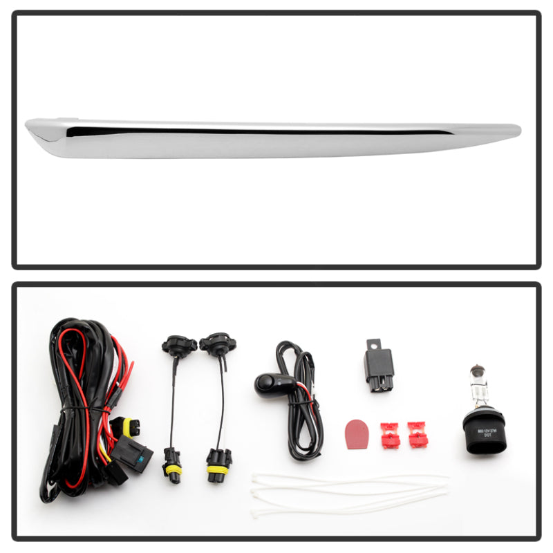 Spyder Chevy Suburban Tahoe 2015-17 OEM Fog Lights W/Chrm trim Cover and Switch Clear FL-CTAH15-C Fog Lights SPYDER