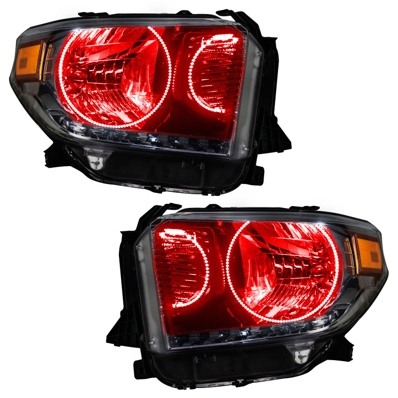 Oracle 14-17 Toyota Tundra SMD HL - Dual Halo Kit - ColorSHIFT w/ BC1 Controller Headlights ORACLE Lighting