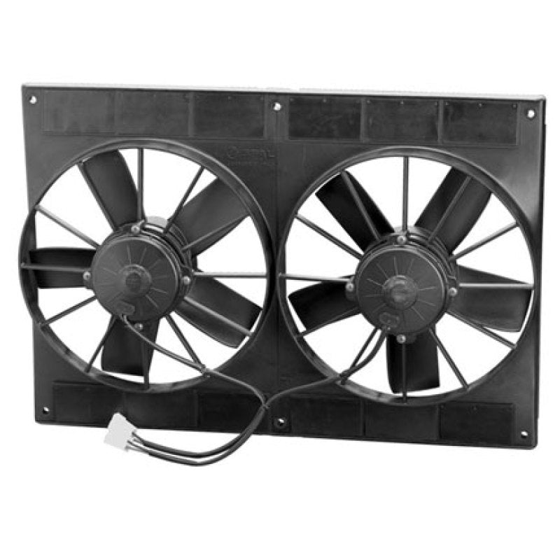 SPAL 2720 CFM 11in Dual High Performance Fan - Pull (2VA06-AP70/LL-37A) Fans & Shrouds SPAL