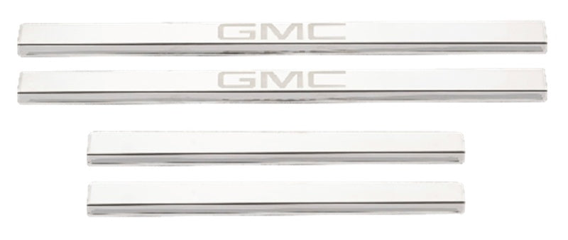 Putco 2020 GMC Sierra LD/HD - Crew Cab (4pc) w/ GMC Etching SS Door Sills Door Panels Putco