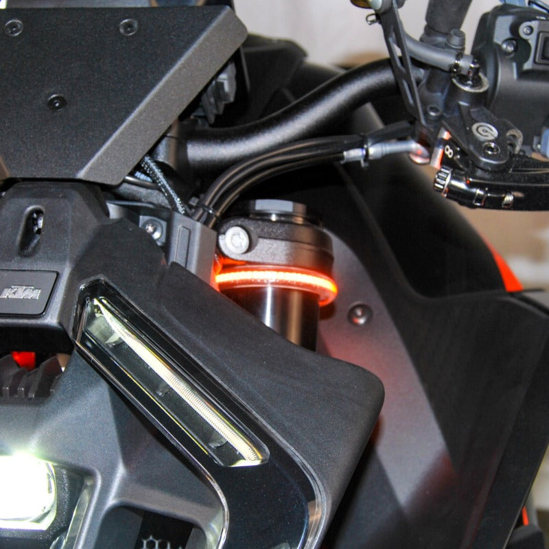 New Rage Cycles 24+ KTM 1390 Super Duke Front Turn Signals Lights Corner New Rage Cycles