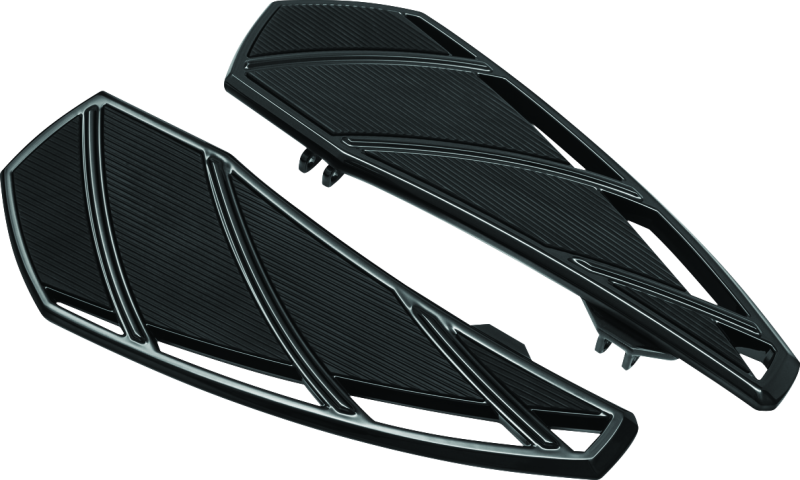 Kuryakyn Phantom Floorboards for Harley-Davidson Black Footpegs Kuryakyn