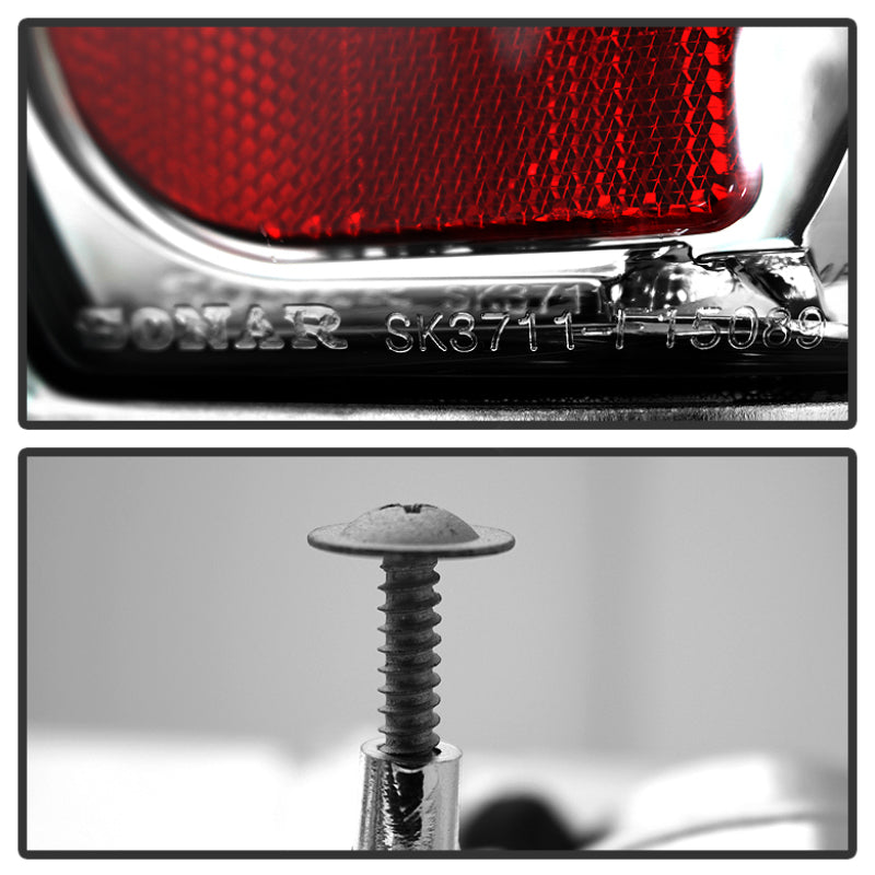 Spyder Ford F150 87-96/Ford Bronco 88-96 Euro Style Tail Lights Chrome ALT-YD-FF15089-C Tail Lights SPYDER