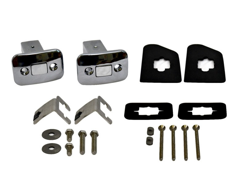 Putco 2020 Chevy Silverado/ GMC Sierra - Push-Up Tie Downs for Rear Stake Pockets (Pair) - Black Brackets Putco