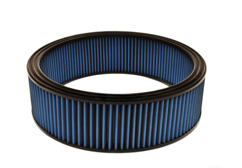 Injen NanoWeb Dry Air Filter 14in Round x 4in Tall - 1in Pleats Air Filters - Drop In Injen