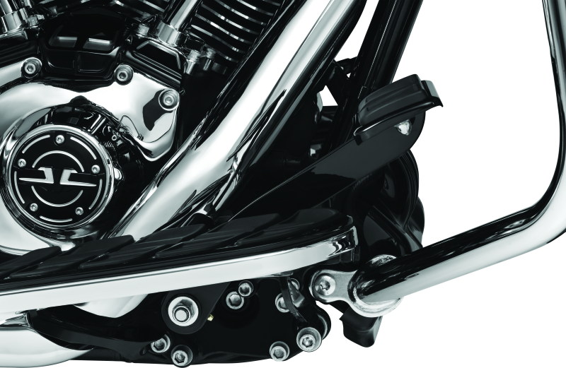 Kuryakyn Extended Brake Pedal 14 and Up Touring w/o Fairings Gloss Black Pedals Kuryakyn