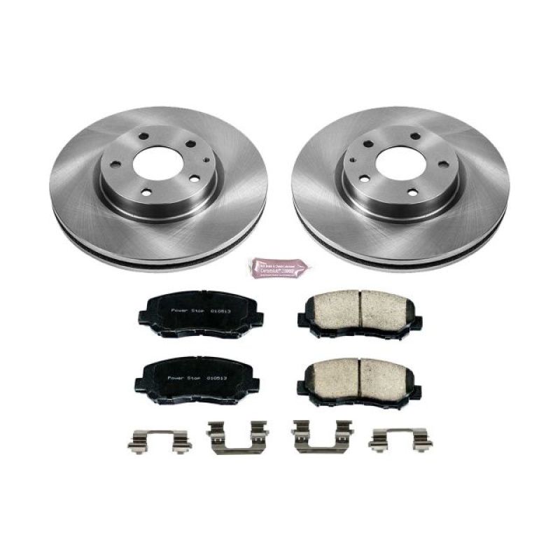 Power Stop 13-15 Mazda CX-5 Front Autospecialty Brake Kit Brake Kits - OE PowerStop