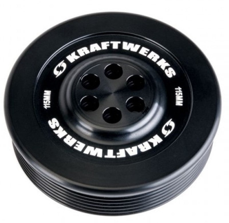 KraftWerks Supercharger Pulley - 115mm 7 Rib Supercharger Pulleys KraftWerks