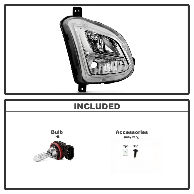 Spyder OEM Style Fog Light 18-20 Chevy Equinox - Right - Passenger Side (FL-CEQ18-R) Fog Lights SPYDER