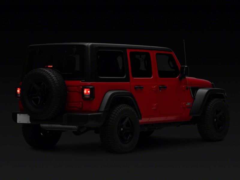 Raxiom 18-23 Jeep Wrangler JL Axial Series LED Third Brake Light- Smoked Brake Lights Raxiom