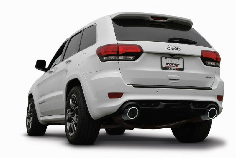 Borla 2015 Jeep Grand Cherokee SRT8 ATAK Dual Round Rolled Exit Catback Exhaust Catback Borla
