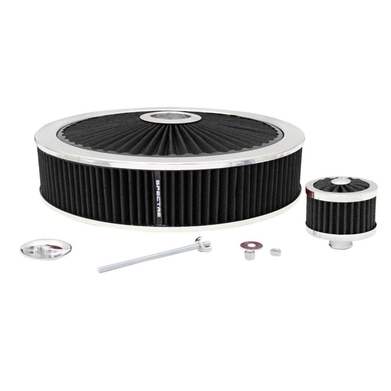 Spectre ExtraFlow Filter Value Pack 14in. x 3in. - Black Air Filters - Universal Fit Spectre