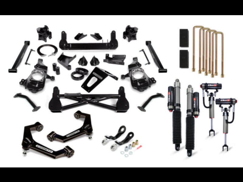 Cognito 20-24 Chevy/GMC Silv/Sierra 2500/3500 HD 2WD/4WD 7in Premier Lift Kit w/ Elka 2.5 RR Shocks Lift Kits Cognito
