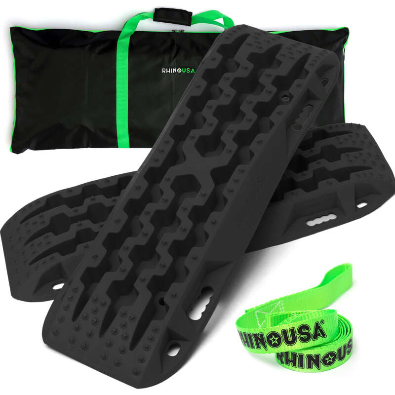 Rhino USA Recovery Traction Boards - Black (Pair) Recovery Boards Rhino USA