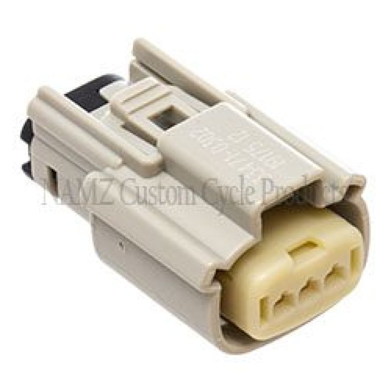 NAMZ 07-23 V-Twin FL Models Molex MX-150 3-Position Female Connector - Gray (72514-07GY) Wiring Connectors NAMZ