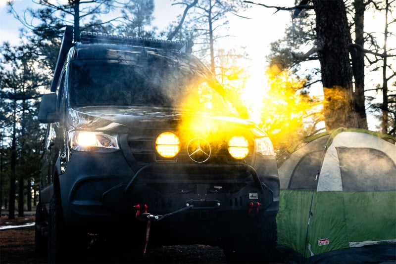 Rigid Industries 360-Series 9in LED Off-Road Spot Beam - Amber Light Bars & Cubes Rigid Industries