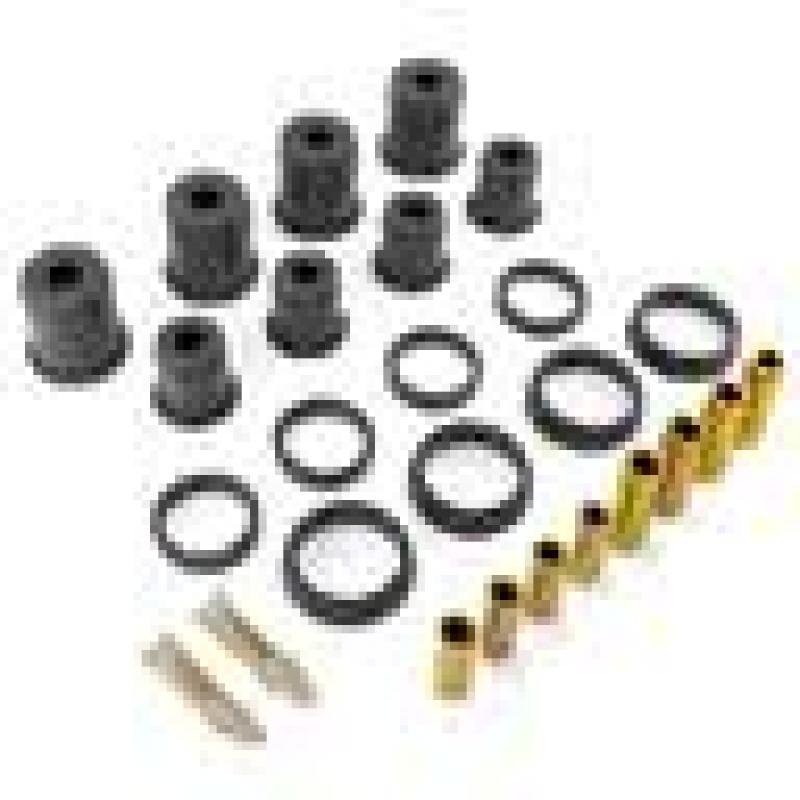 Rugged Ridge Shackle Bushing Kit Black 55-75 Jeep CJ5 Shackle Kits Rugged Ridge