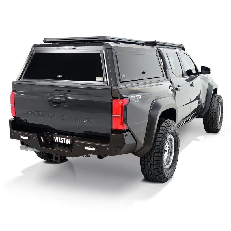 Westin 2024 Toyota Tacoma Pro-Series Rear Bumper - Textured Black Bumpers - Steel Westin