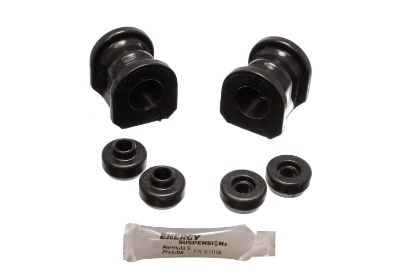 Energy Suspension 89-94 Nissan 240SX (S13) Black 24mm Front Sway Bar Bushing Set Bushing Kits Energy Suspension
