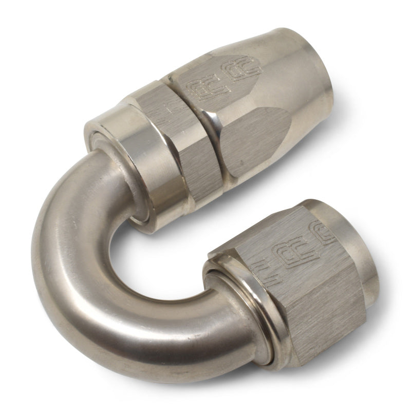 Russell Performance -6 AN Endura 180 Degree Full Flow Swivel Hose End (With 9/16in Radius) Fittings Russell