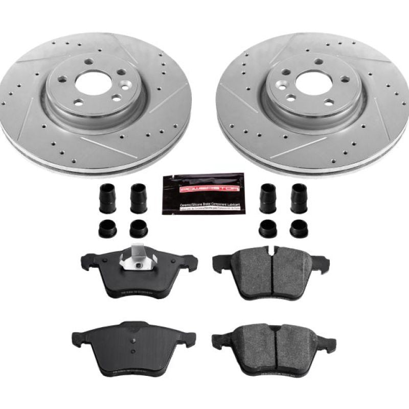 Power Stop 13-14 Volvo S60 Front Z23 Evolution Sport Brake Kit Brake Kits - Performance D&S PowerStop