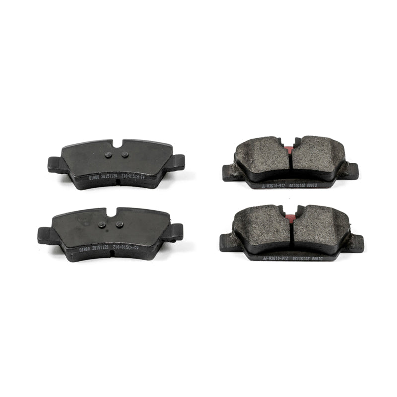 Power Stop 15-19 Mini Cooper Rear Z16 Evolution Ceramic Brake Pads Brake Pads - OE PowerStop