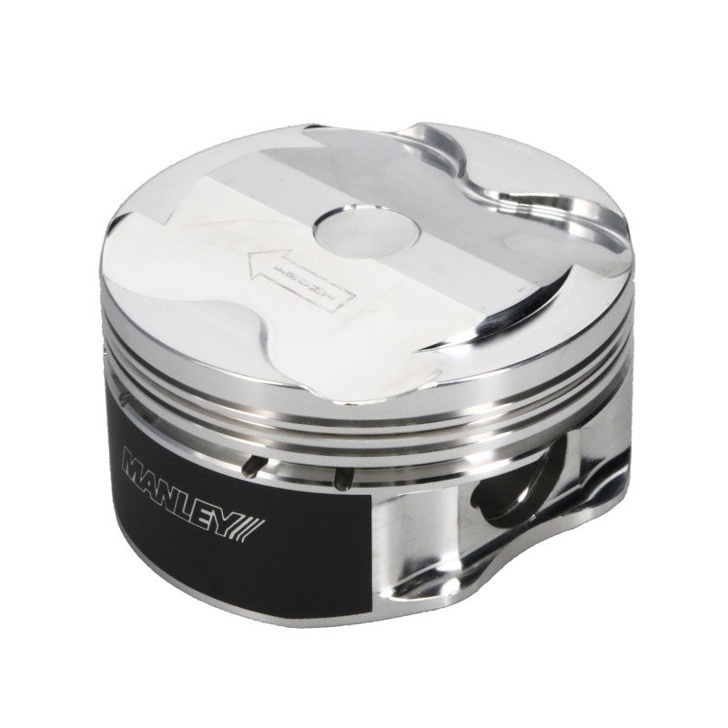 Manley 2018+ Ford Coyote 5.0L DOHC +1cc Dish 3.667in Bore 11:1 CR Platinum Extreme Duty Piston Set Piston Sets - Forged - 8cyl Manley Performance