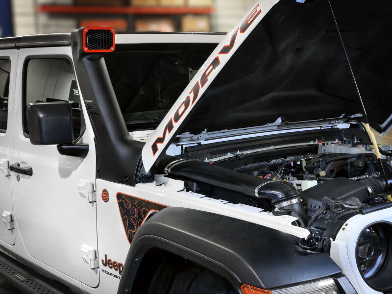 aFe POWER Dynamic Air Scoop D.A.S Snorkel for 20-26 Jeep Gladiator Mojave V6-3.5L Air Intake Components aFe