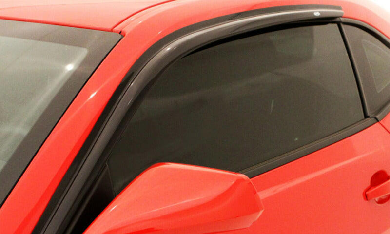 AVS 12-15 Honda Civic Coupe Ventvisor Outside Mount Window Deflectors 2pc - Smoke Wind Deflectors AVS