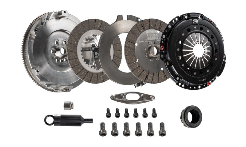 DKM Clutch VW MK4 R32 MS Twin Disc Clutch Kit w/Steel Flywheel (660 ft/lbs Torque) Clutch Kits - Multi DKM Clutch