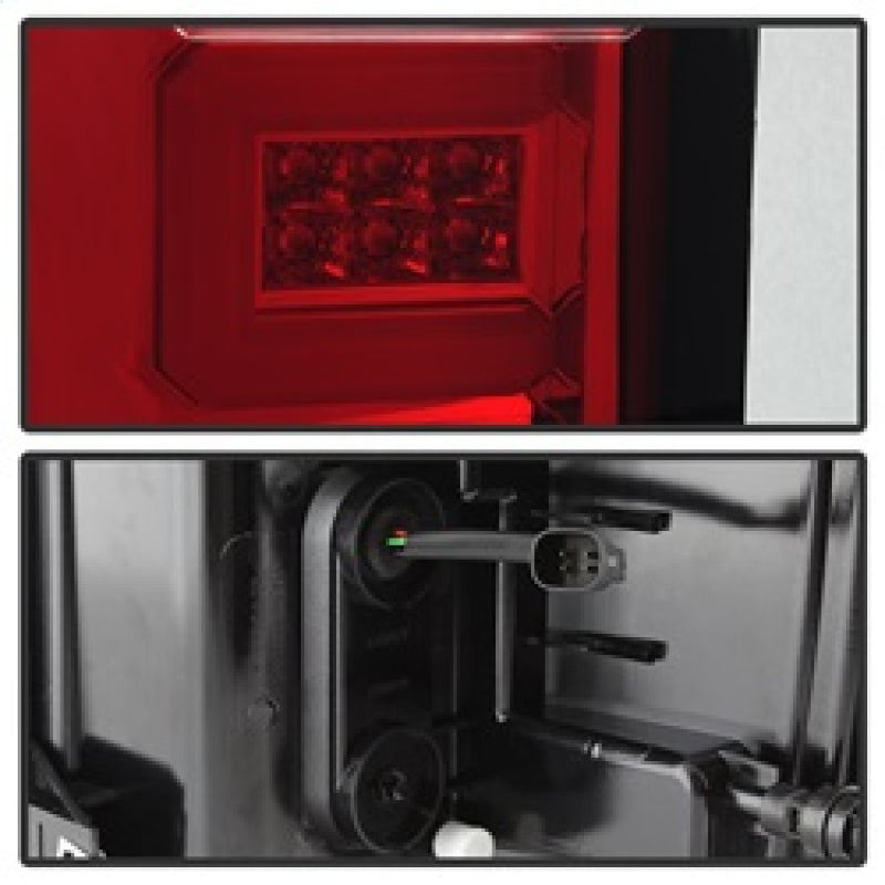Spyder Chevy Silverado 2016-2017 Light Bar LED Tail Lights - Red Clear ALT-YD-CS16-LED-RC Tail Lights SPYDER