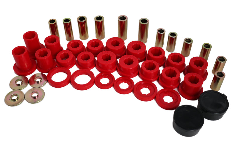 Energy Suspension 86-88 Toyota 4 Runner/PickUp Red Front Control Arm Bushing Set (Uppers ONLY) Bushing Kits Energy Suspension