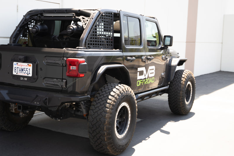 DV8 Offroad 18-23 Jeep Wrangler JL 4 Door FS-15 Series Rock Sliders Body Armor & Rock Rails DV8 Offroad