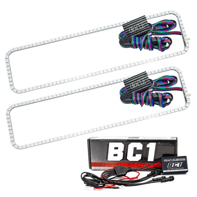 Oracle GMC Sierra 88-98 Halo Kit - ColorSHIFT w/ BC1 Controller Headlights ORACLE Lighting