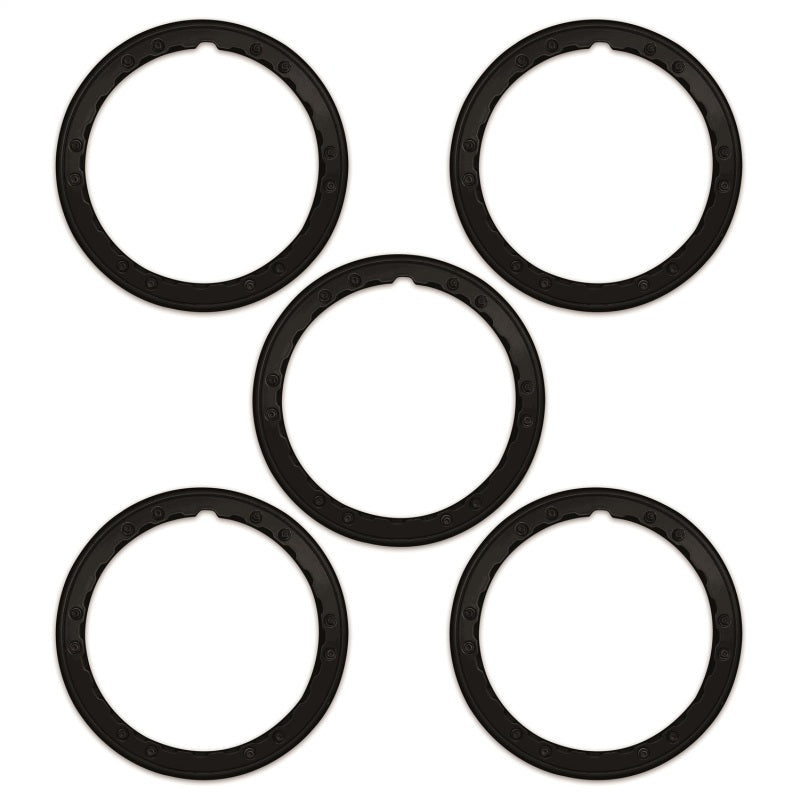 Ford Racing 21-22 Bronco Bead Lock Trim Ring Kit - Black Wheel Accessories Ford Racing