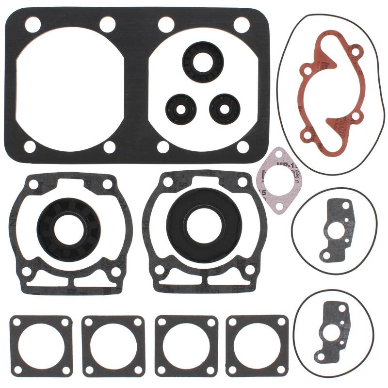 Vertex Gaskets 1989 Ski-Doo Formula Mach 1 Complete Gasket Kit w/ Oil Seals Engine Hardware Vertex Pistons