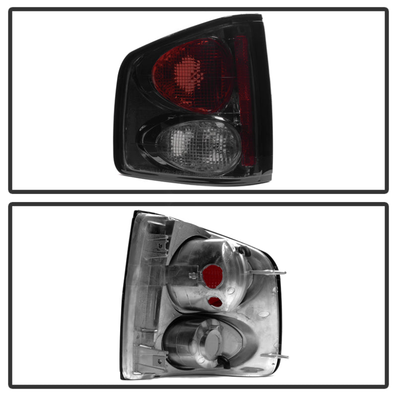 Spyder Chevy S10 94-04/GMC Sonoma 94-04/Isuzu Hombre 96-00 Euro Tail Lights Smke ALT-YD-CS1094-SM Tail Lights SPYDER