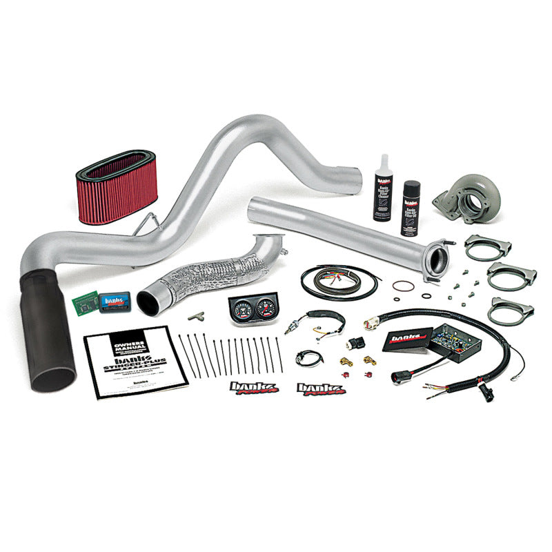 Banks Power 94-95.5 Ford 7.3L Auto Stinger-Plus System - SS Single Exhaust w/ Black Tip Performance Packages Banks Power