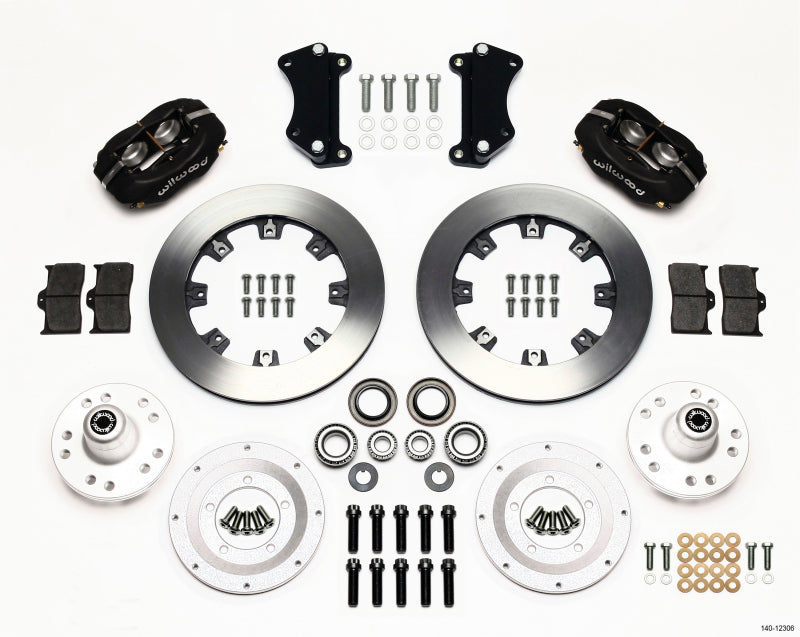 Wilwood Forged Dynalite Front Kit 12.19in Heidts Tri -5 2 inch Drop Spindle Big Brake Kits Wilwood