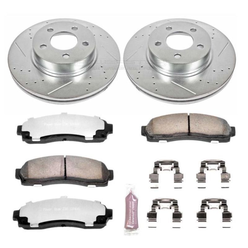 Power Stop 01-03 Ford Explorer Sport Front Z36 Truck & Tow Brake Kit Brake Kits - Performance D&S PowerStop