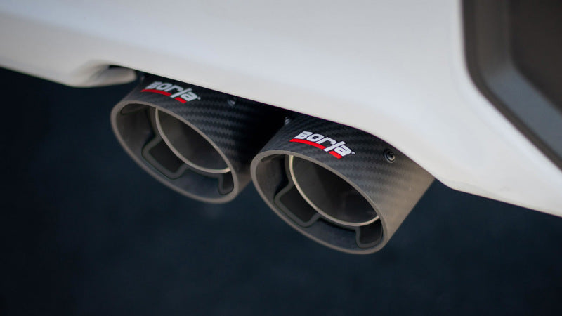 Borla 2024 Chevy Silverado 1500 6.2L V8 S-Type Catback Exhaust w/ Simulator - CF Black Anodized Catback Borla